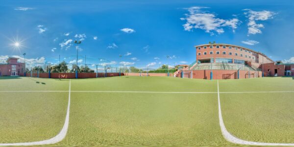 Panorama 360 campo sportivo scuola